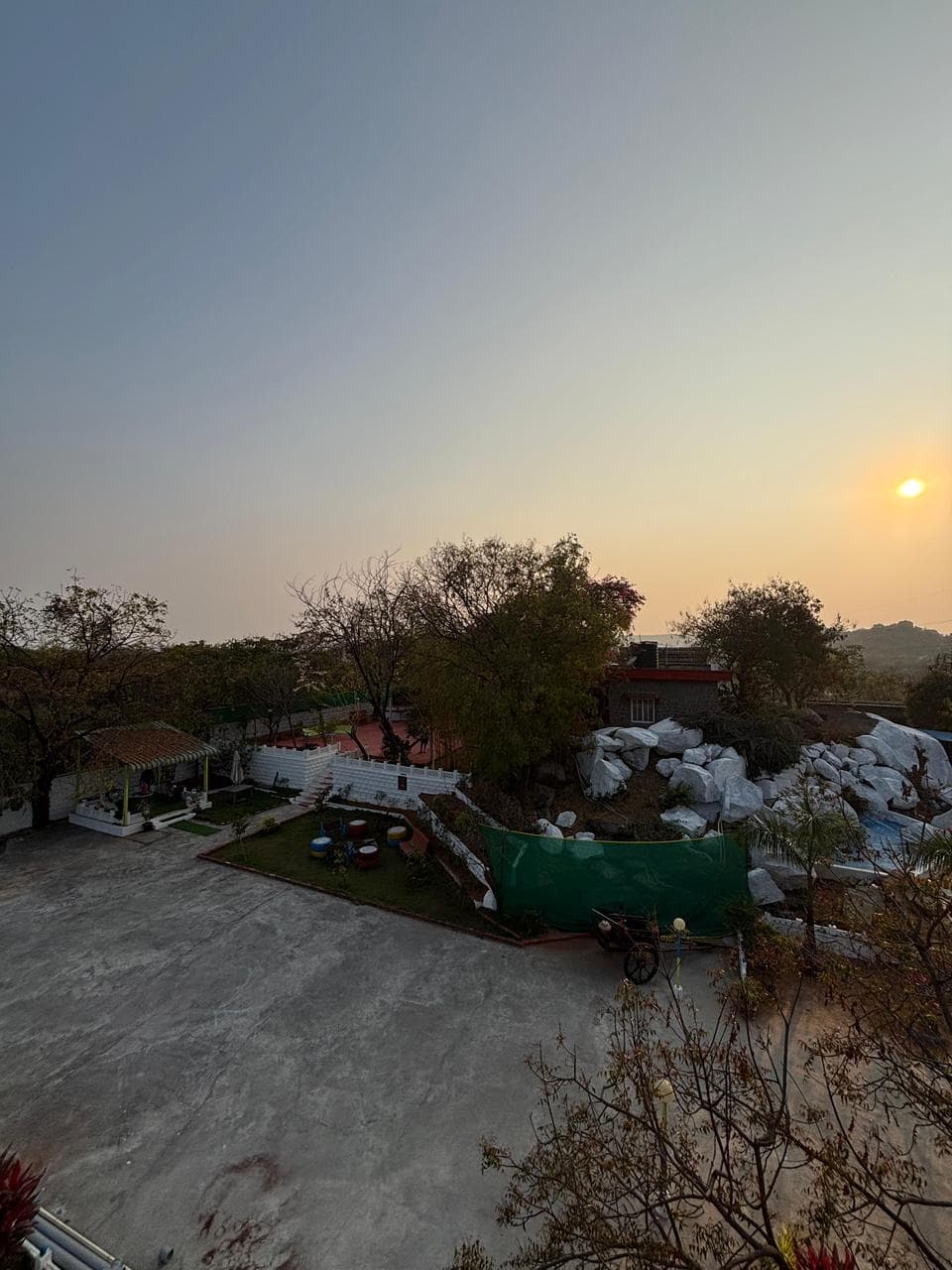 Evening ambiance during private functions